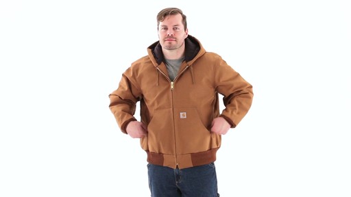 Carhartt Men's Thermal Duck Jacket 360 View - image 6 from the video