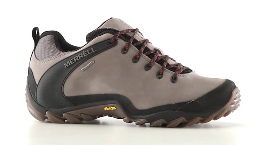 Merrell Men's Chameleon 8 Leather Waterproof Hiking Shoes - image 4 from the video
