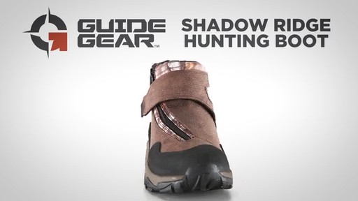 Guide Gear Men's Shadow Ridge Waterproof Zip Up Hunting Boots - image 1 from the video
