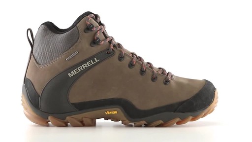Merrell Men's Chameleon 8 Leather Mid Waterproof Hiking Boots - image 5 from the video
