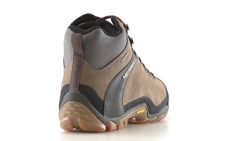 Merrell Men's Chameleon 8 Leather Mid Waterproof Hiking Boots - image 7 from the video