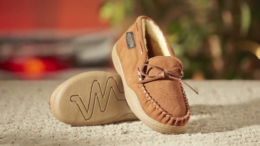 Guide Gear Men's Chukka Moccasin Slippers - image 10 from the video