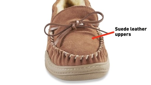 Guide Gear Men's Chukka Moccasin Slippers - image 4 from the video