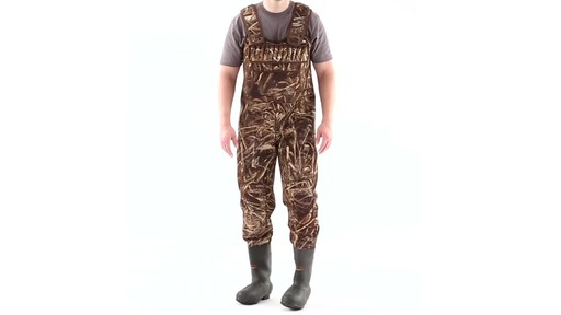 Guide Gear Men's Insulated Hunting Chest Waders 2000 Grams 360 View - image 10 from the video