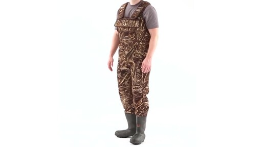 Guide Gear Men's Insulated Hunting Chest Waders 2000 Grams 360 View - image 9 from the video