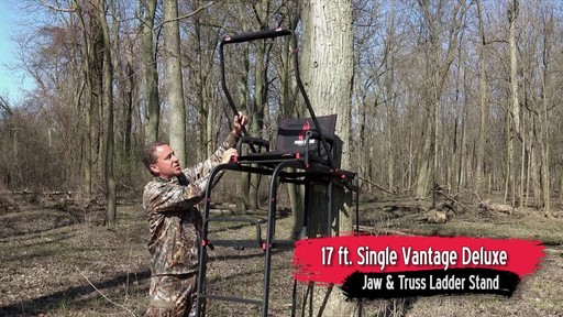 Primal Tree Stands 22' Mac Daddy Deluxe Ladder Tree Stand With Jaw And Truss Stabilizer System - image 3 from the video