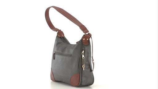 Bulldog Concealed Carry Hobo Purse with Holster 360 View - image 8 from the video