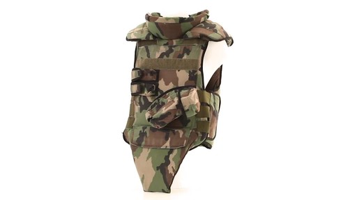 Czech Military Surplus Kevlar Vest with Front and Rear Ceramic Plates Used 360 View - image 1 from the video
