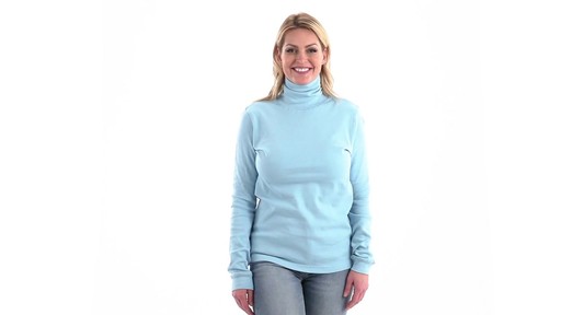 Guide Gear Women's Turtleneck Long-Sleeve Shirt 360 View - image 1 from the video