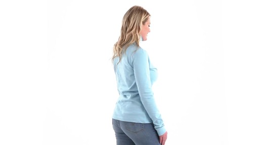 Guide Gear Women's Turtleneck Long-Sleeve Shirt 360 View - image 3 from the video
