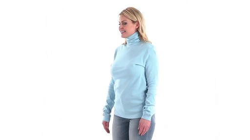 Guide Gear Women's Turtleneck Long-Sleeve Shirt 360 View - image 7 from the video