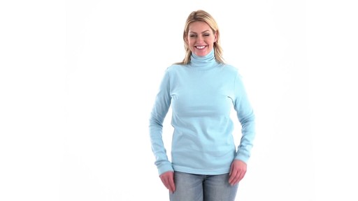 Guide Gear Women's Turtleneck Long-Sleeve Shirt 360 View - image 9 from the video
