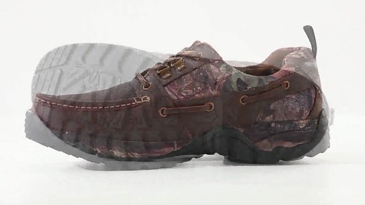 Guide Gear Men's Rugged Moc Shoes Waterproof 360 View - image 7 from the video