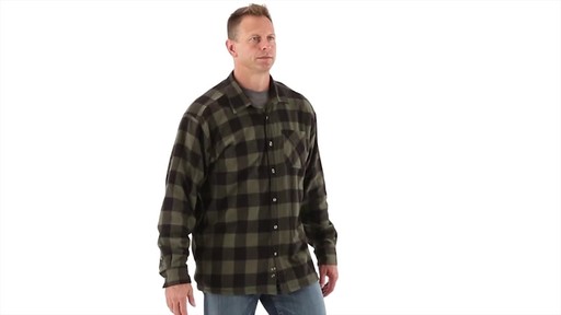 Guide Gear Men's Thermal Lined Flannel Shirt 360 View - image 1 from the video
