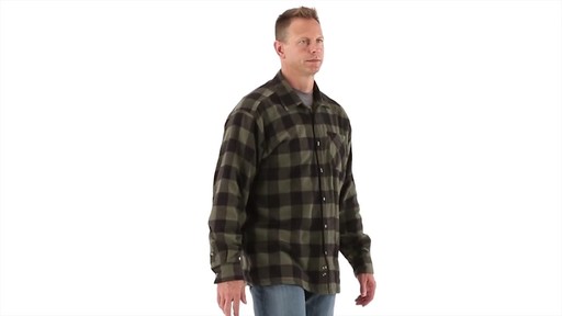 Guide Gear Men's Thermal Lined Flannel Shirt 360 View - image 2 from the video