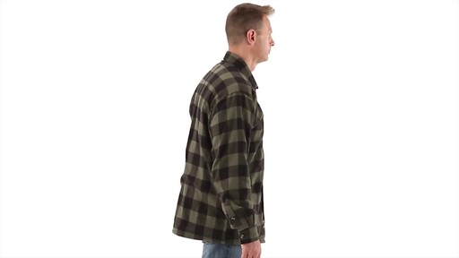 Guide Gear Men's Thermal Lined Flannel Shirt 360 View - image 3 from the video