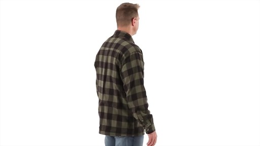 Guide Gear Men's Thermal Lined Flannel Shirt 360 View - image 4 from the video