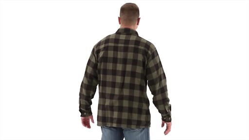 Guide Gear Men's Thermal Lined Flannel Shirt 360 View - image 5 from the video