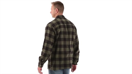 Guide Gear Men's Thermal Lined Flannel Shirt 360 View - image 7 from the video