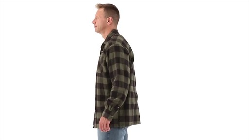 Guide Gear Men's Thermal Lined Flannel Shirt 360 View - image 8 from the video
