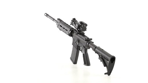APF Econo Carbine Semi-Automatic .223 Wylde Vortex Strikefire II Red-Dot Scope 30 1 Rounds 360 View - image 10 from the video