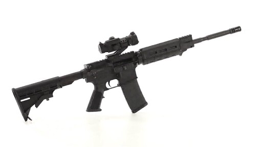 APF Econo Carbine Semi-Automatic .223 Wylde Vortex Strikefire II Red-Dot Scope 30 1 Rounds 360 View - image 7 from the video