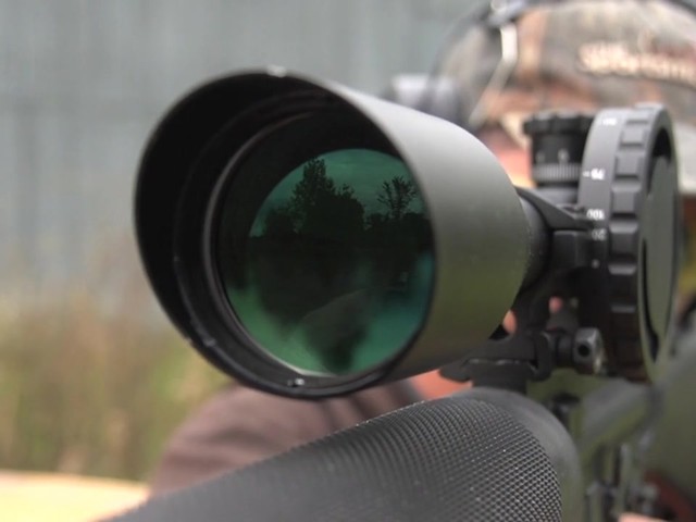 AIM Sports® 8-32x50 mm Mil Dot Illuminated Reticle Bubble Level Scope - image 1 from the video