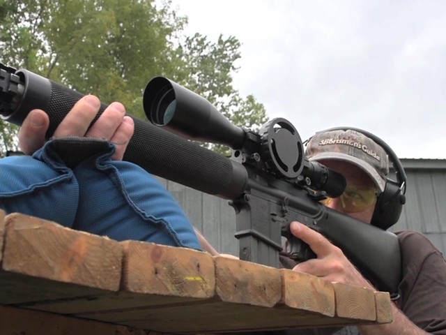 AIM Sports® 8-32x50 mm Mil Dot Illuminated Reticle Bubble Level Scope - image 3 from the video