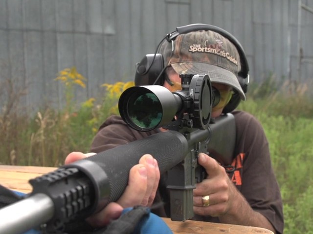 AIM Sports® 8-32x50 mm Mil Dot Illuminated Reticle Bubble Level Scope - image 4 from the video