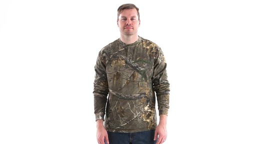 Guide Gear Men's Realtree Xtra Henley Shirt 360 View - image 1 from the video