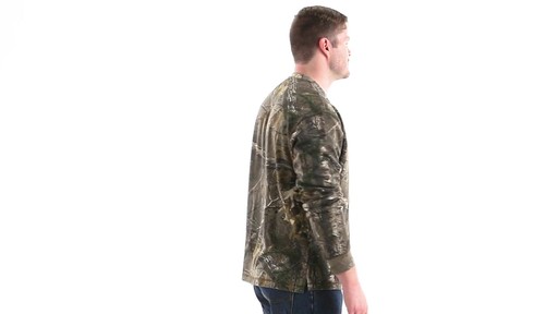 Guide Gear Men's Realtree Xtra Henley Shirt 360 View - image 4 from the video