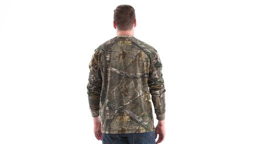 Guide Gear Men's Realtree Xtra Henley Shirt 360 View - image 6 from the video