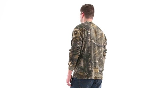 Guide Gear Men's Realtree Xtra Henley Shirt 360 View - image 7 from the video