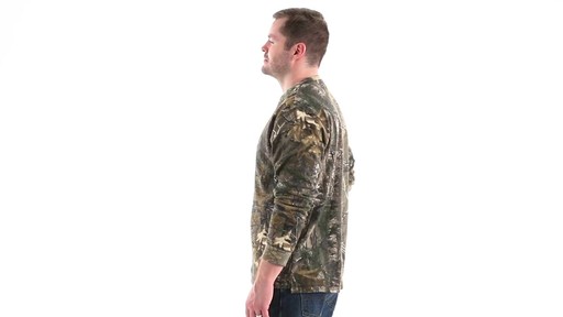 Guide Gear Men's Realtree Xtra Henley Shirt 360 View - image 8 from the video