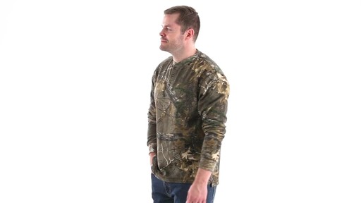 Guide Gear Men's Realtree Xtra Henley Shirt 360 View - image 9 from the video