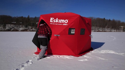 Eskimo Quickfish 5i Ice Fishing Shelter 4 Person - image 6 from the video