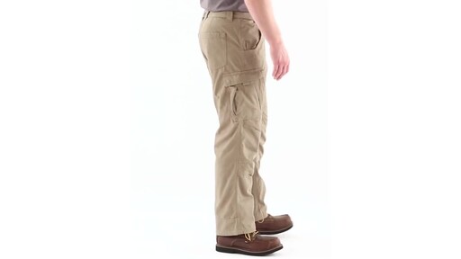 Guide Gear Men's Fleece Lined Canvas Work Pants 360 View - image 2 from the video