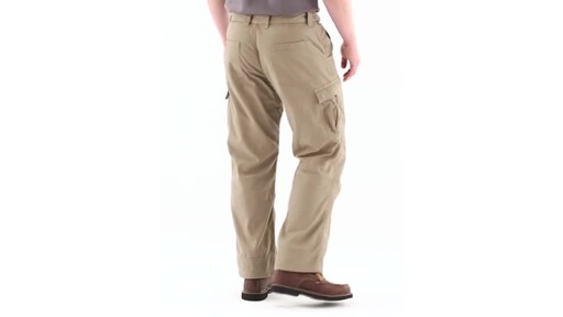 Guide Gear Men's Fleece Lined Canvas Work Pants 360 View - image 3 from the video