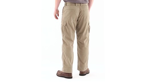 Guide Gear Men's Fleece Lined Canvas Work Pants 360 View - image 5 from the video