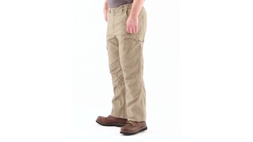Guide Gear Men's Fleece Lined Canvas Work Pants 360 View - image 7 from the video