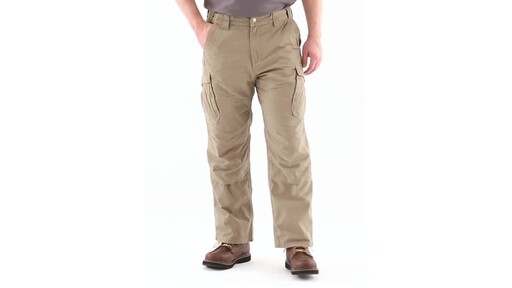Guide Gear Men's Fleece Lined Canvas Work Pants 360 View - image 9 from the video