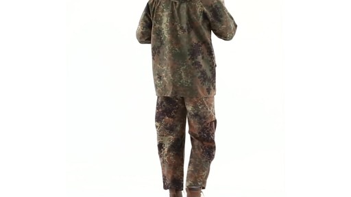 German Men's Military Field Pants with GORE-TEX Flectarn Camo 360 View - image 4 from the video