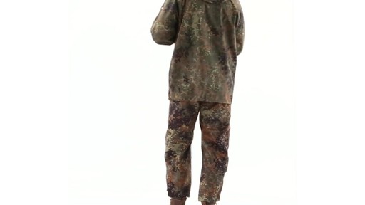 German Men's Military Field Pants with GORE-TEX Flectarn Camo 360 View - image 5 from the video