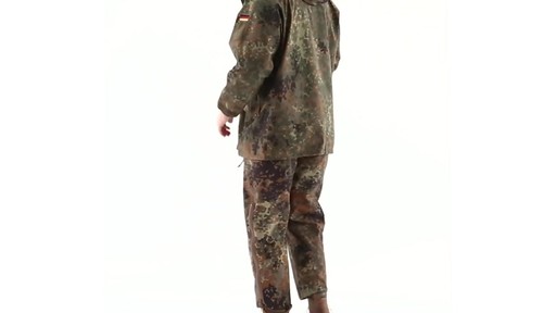 German Men's Military Field Pants with GORE-TEX Flectarn Camo 360 View - image 6 from the video
