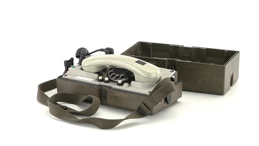 German Military Surplus Field Phone Used 360 View - image 2 from the video