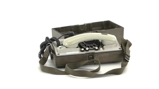 German Military Surplus Field Phone Used 360 View - image 3 from the video