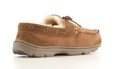 Guide Gear Shearling Double Face Moc Slippers - image 2 from the video