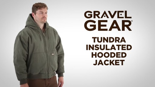 Gravel Gear Men's Tundra Insulated Hooded Jacket - image 1 from the video