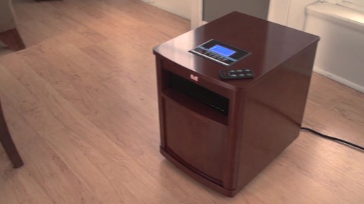 RedCore? 1500W Infrared Heater Walnut Finish - image 10 from the video