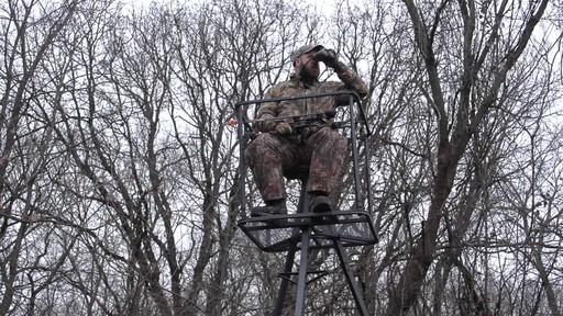 Guide Gear 13' Deluxe Tripod Deer Stand - image 5 from the video